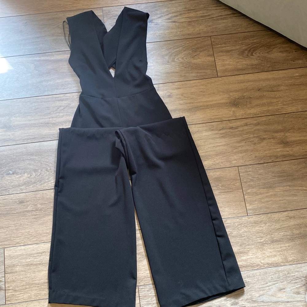 Lulu’s Black Backless Jumpsuit